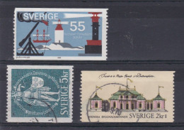 Suéde YT° 641-642 + 654 + 662 - Used Stamps