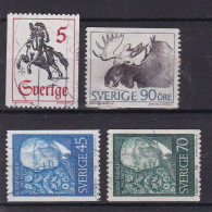 Suéde YT° 574-577 + 578-579 - Used Stamps