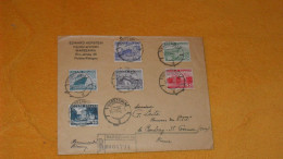 ENVELOPPE ANCIENNE DE 1935./ EDWARD HERSTEIN INZYNIER..CACHETS WARSZAWA POLOGNE POUR LE COUDRAY ST GERMAIN + TIMBRES X6 - Covers & Documents