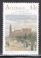 Australia 1990, Single Stamp Showing The 150th Anniversary Of The Local Government In Unmounted Mint - Nuevos