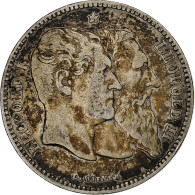 Belgique, Leopold II, 2 Francs, 2 Frank, 1880, Bruxelles, TB+, Argent, KM:39 - 2 Frank