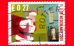 OLANDA - Nederland - Usato - 2001 - Francobolli Di Dicembre - Natale - Christmas - Babbo Natale - 0.60 - Usati