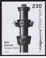 Austria 2021 - Adriana Czernin – MKE – Fire Hydrant Black Print Mnh** - Probe- Und Nachdrucke