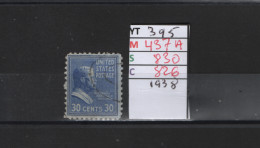 PRIX FIXE Obl 395 YT 437A MIC 830 SCO 826 GIB Théodor  Roosevelt 1938  58A/02 - Used Stamps