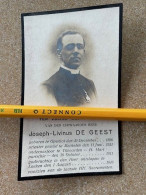 BP "EH Joseph Livinus DE GEEST " ° OPWIJK 30/12/1886, Priester Te Vilvoorde, Overleden Te LAEKEN 1/8/1916 - Religion & Esotérisme