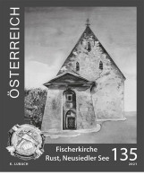 Austria 2021 - The Fishermen Church In Rust  Black Proof Mnh** - Proofs & Reprints