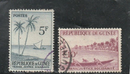 GUINEE  République   1959   Y.T. N° 8   à  15  Incomplet    Oblitéré - Guinée (1958-...)