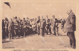 Cimetière National Montdidier Après Guerre 1914 Colonel Pernin Prononçant Son Discours . Généraux - War Cemeteries