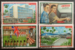 Fiji 2001, 125th Anniversary Of Colonial Mutual Life Assurance, Cancelled Stamps Set - Fiji (1970-...)