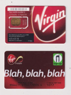 UNITED KINGDOM - Virgin SIM With Chip And Magnetic Top Up Unused  Phonecards - Altri & Non Classificati