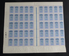 HAUTE-VOLTA - 1922-26 - N°YT. 30 - 50c Outremer Et Bleu - Bloc De 50 Bord De Feuille - Neuf Luxe ** / MNH - Unused Stamps