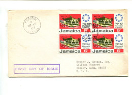 JAMAIQUE Expo Universelle - Affranchissement Sur Lettre FDC Expo 67 Montréal Canada - 1967 – Montreal (Canada)