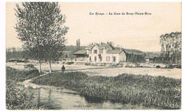 Delcampe - 10 LES RICEYS   LA  GARE DE RICEYS HAUTE RIVE - Les Riceys