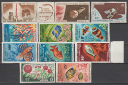 COTE DES SOMALIS - 1966 - POSTE AERIENNE ANNEE COMPLETE - YVERT N° 45/55 ** MNH (N°50 OBLITERE) - COTE = 151.5 EUR. - Neufs