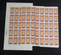 HAUTE-VOLTA - 1922 - N°YT. 18 à 20 - Série En Blocs De 25 Bord De Feuille - Neuf Luxe ** / MNH - Unused Stamps