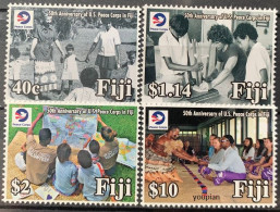 Fiji 2018, Peace Corps USA, MNH Stamps Set - Fiji (1970-...)
