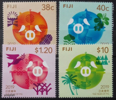 Fiji 2019, Chinese Year Of Pig, MNH Stamps Set - Fiji (1970-...)