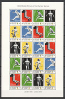 Solomon Islands 2012 - Large Sheet MNH SUMMER OLYMPICS LONDON 2012 - FANNY BLANKERS-KOEN - Summer 2012: London