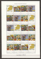 Palau - MNH Large Sheet MNH SUMMER OLYMPICS LONDON 2012 - Sommer 2012: London