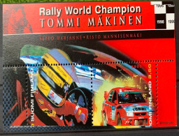 Finland 2000, Winner Tommi Mäkinen Of Rallye World Cup, MNH S/S - Unused Stamps