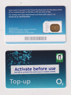 UNITED KINGDOM - O2 SIM With Chip And Magnetic Top Up Unused  Phonecards - Autres & Non Classés