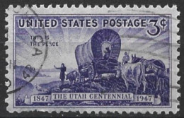 United States 1947. Scott #950 (U) Centennary Of The Settlement Of Utah  *Complete Issue* - Gebruikt