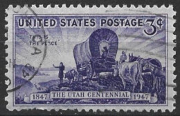 United States 1947. Scott #950 (U) Centennary Of The Settlement Of Utah  *Complete Issue* - Used Stamps