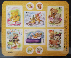 Finland 2014, Teddy Bears, MNH Unusual S/S - Ongebruikt