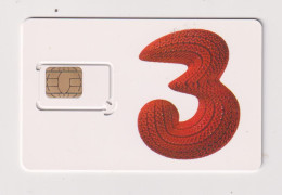 UNITED KINGDOM - Three SIM With Chip Unused  Phonecard - Other & Unclassified