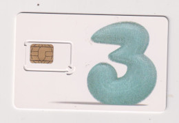 UNITED KINGDOM - Three SIM With Chip Unused  Phonecard - Andere & Zonder Classificatie