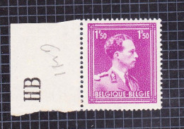 1943 Nr 641* Met Scharnier,zegel Uit Reeks Leopold III. - 1936-1957 Col Ouvert