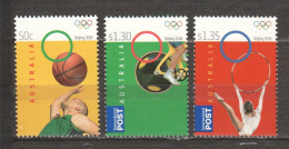 Australia 2008 Mi 3042-3044 MNH SUMMER OLYMPICS BEIJING 2008 - Ete 2008: Pékin