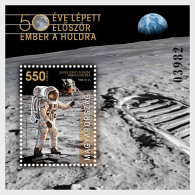 HONGRIE HUNGARY 2019 Man Landed On The Moon 50 Years Apollo XI MNH - Unused Stamps