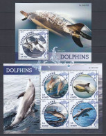 Sierra Leone 2016  - DOLPHINS - Sh + S.S. - MNH - Dolphins