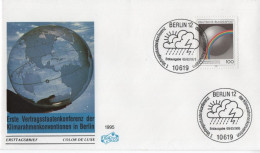 Germany Deutschland 1995 FDC Erste Vertragsstaatenkonferenz Der Klimarahmenkonvention, Climate Change, Berlin - 1991-2000