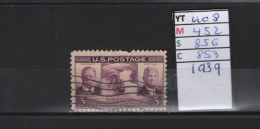 PRIX FIXE Obl 408 YT 452 MIC 856 SCO 853 GIB 25e Anniversaire Canal De Panama 1939 Etats Unis 58A/02 - Used Stamps