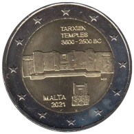 MA20021.1 - MALTE - 2 Euros Commémo. Temples De Tarxien - 2021 - Malta