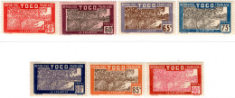 TOGO, FLORA, ALBERI DA CACAO, 1924-1938, FRANCOBOLLI NUOVI (MLH*) E USATI Scott:TG Vedi Tabella - Used Stamps