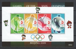 Ghana 2008 Kleinbogen Mi 4038-4041 MNH SUMMER OLYMPICS BEIJING 2008 - Summer 2008: Beijing