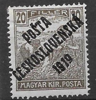 CSSR Mlh * Better Stamp From Set 17 Euros 1919 - Ongebruikt