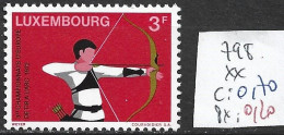 LUXEMBOURG 798 ** Côte 0.70 € - Archery
