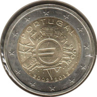 PO20012.1 - PORTUGAL - 2 Euros Commémo. 10 Ans De L'euro - 2012 - Portugal