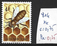 LUXEMBOURG 814 ** Côte 0.75 € - Honeybees