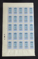 SOUDAN - 1921 - N°YT. 32 - Targui 50c Outremer - Bloc De 25 Bord De Feuille - Neuf Luxe ** / MNH - Unused Stamps