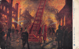24-2274 : LES POMPIERS  AU MILIEU DES FLAMMES - Feuerwehr