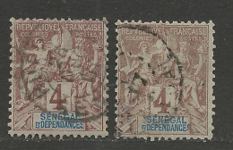 SENEGAL N° 10 X 2 Nuances  OBL / Used - Used Stamps