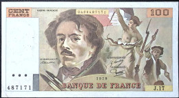 FRANCE * 100 Francs * Delacroix * 1979 * Fay 69.02c * Etat/Grade TTB/VF - 100 F 1978-1995 ''Delacroix''