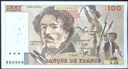 FRANCE * 100 Francs * Delacroix * 1980 * Fay 69.04a * Etat/Grade TTB/VF - 100 F 1978-1995 ''Delacroix''