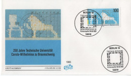 Germany Deutschland 1995 FDC 250 Jahre Technische Universität Carolo-Wilhelmina Zu Braunschweig, University, Berlin - 1991-2000