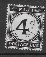 Fiji VFU Rare Postage Due 1918 - Fidji (...-1970)